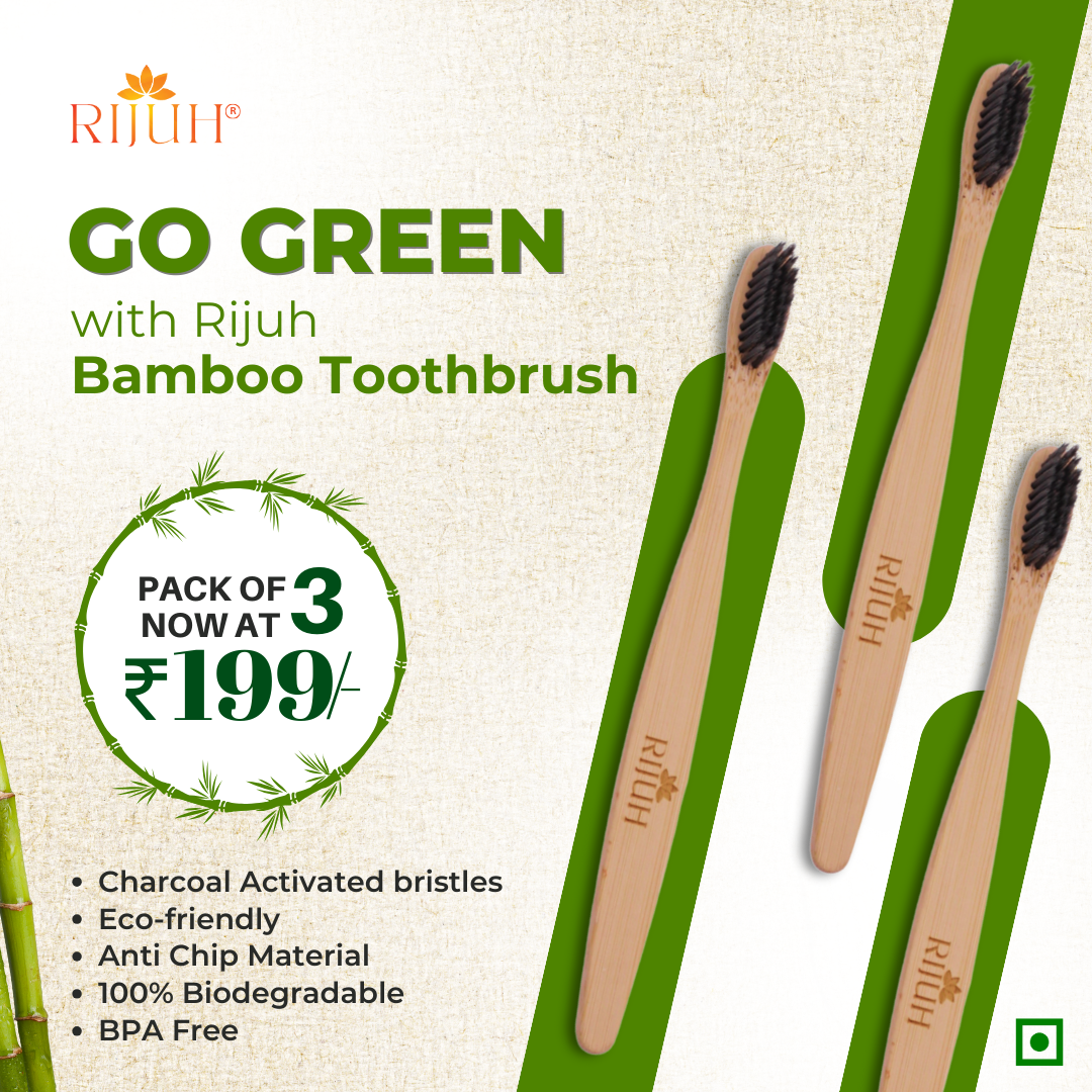 Rijuh Eco-Friendly Bamboo Toothbrush