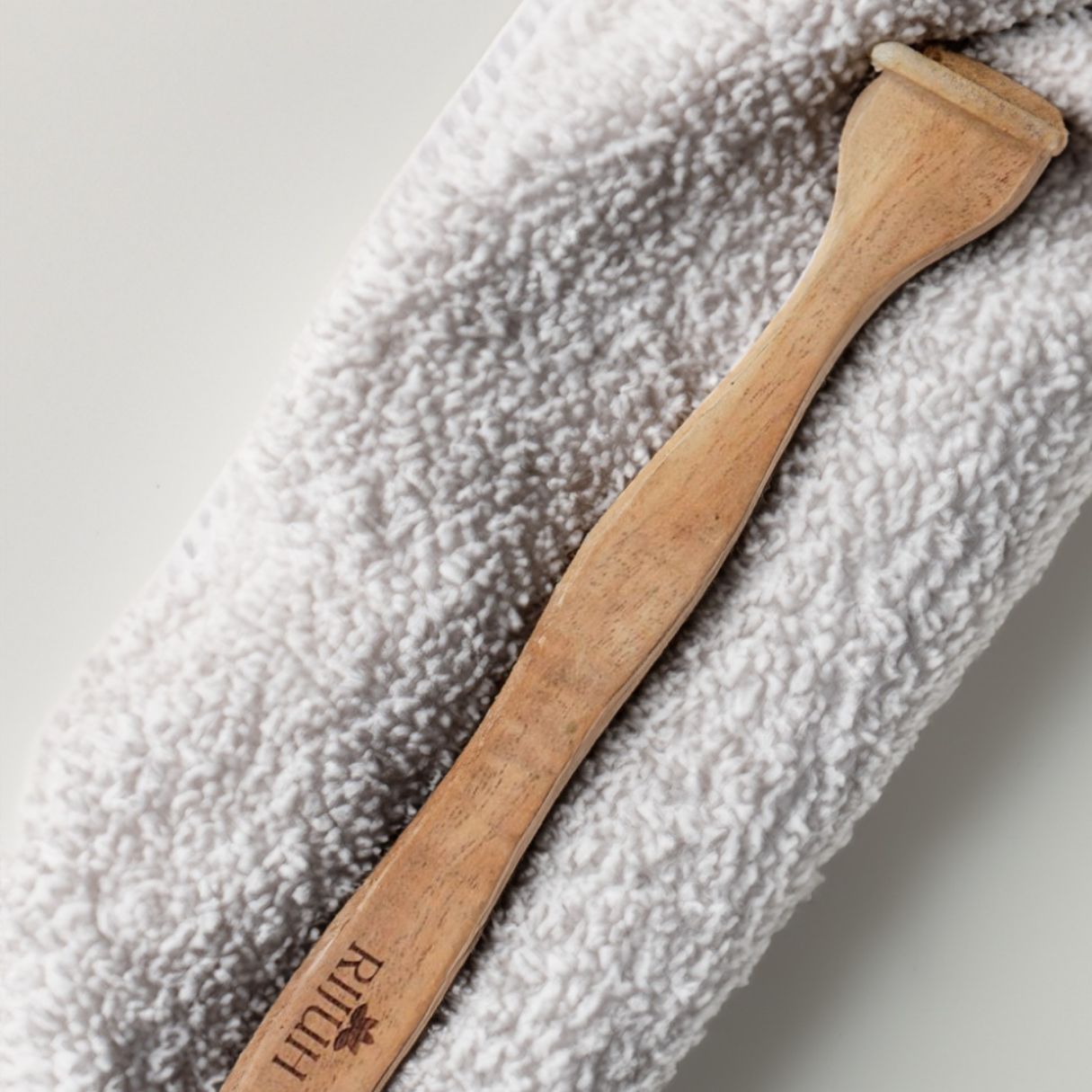 Rijuh Neem Wood Tongue Cleaner | Sustainable, Eco-Friendly, and Chemical-Free