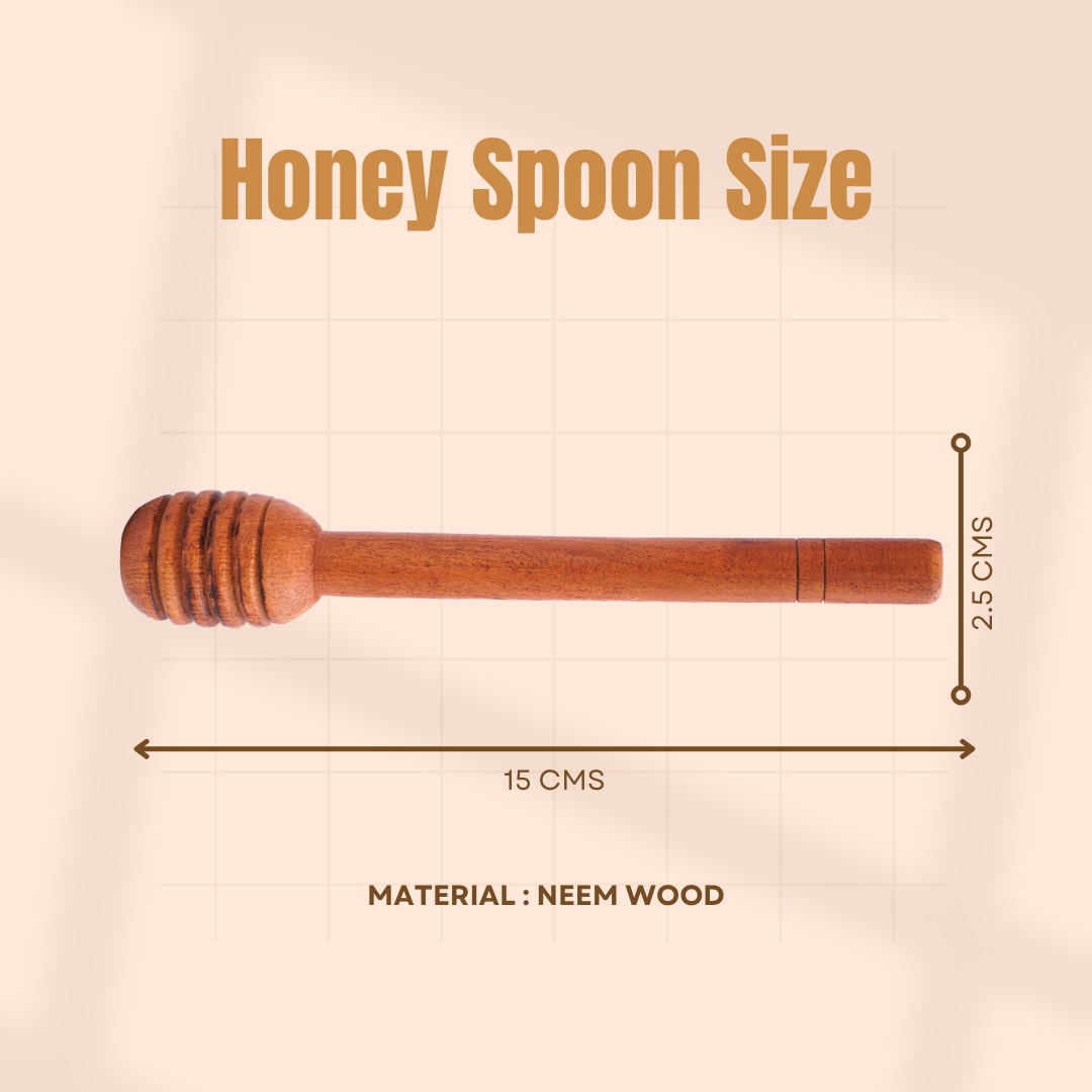 Rijuh Neem wood Honey Spoon | Honey Dipper