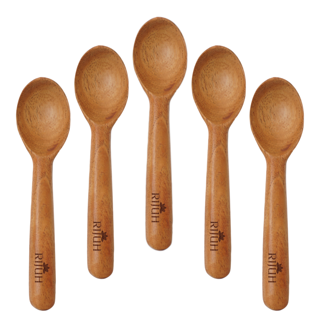 Eco-Friendly Neem Wood Baby Spoon | Safe, BPA-Free, and Sustainable Cutlery
