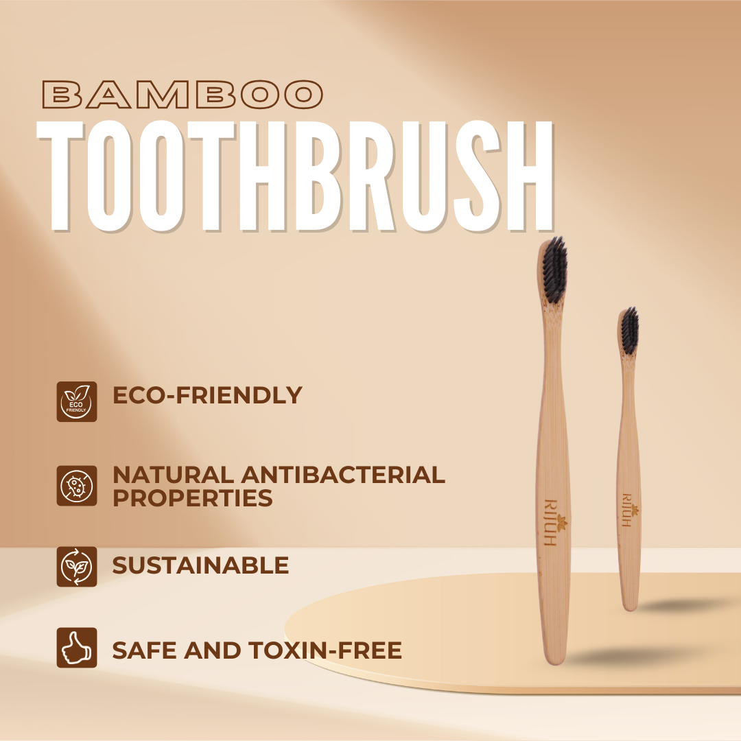 Rijuh Eco-Friendly Bamboo Toothbrush