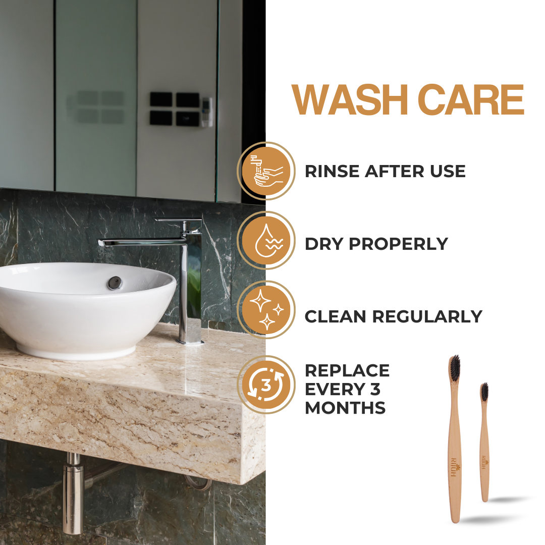 Rijuh Eco-Friendly Bamboo Toothbrush
