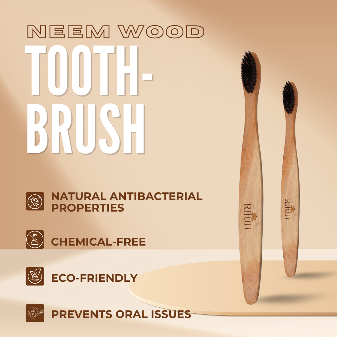 Rijuh Neem Wood Toothbrush