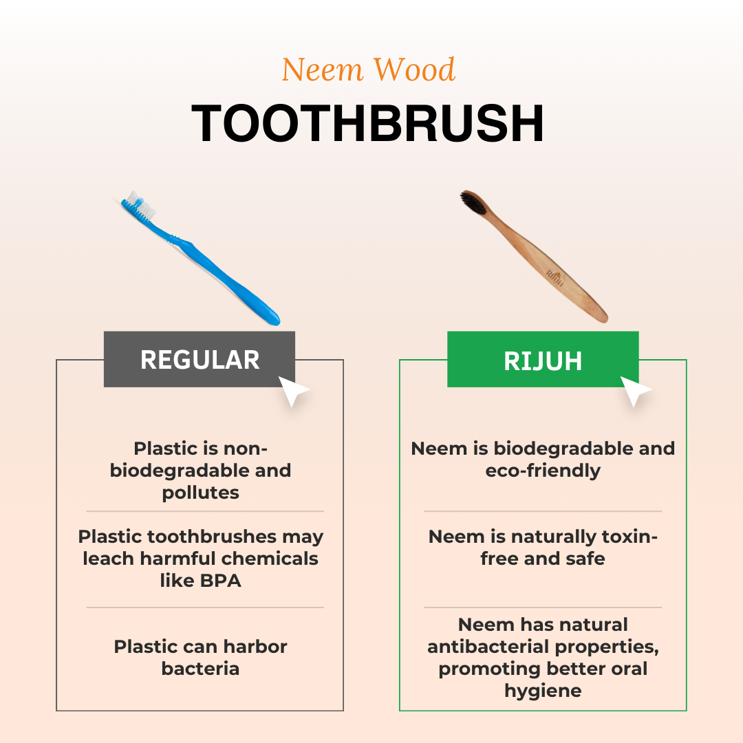 Rijuh Neem Wood Toothbrush