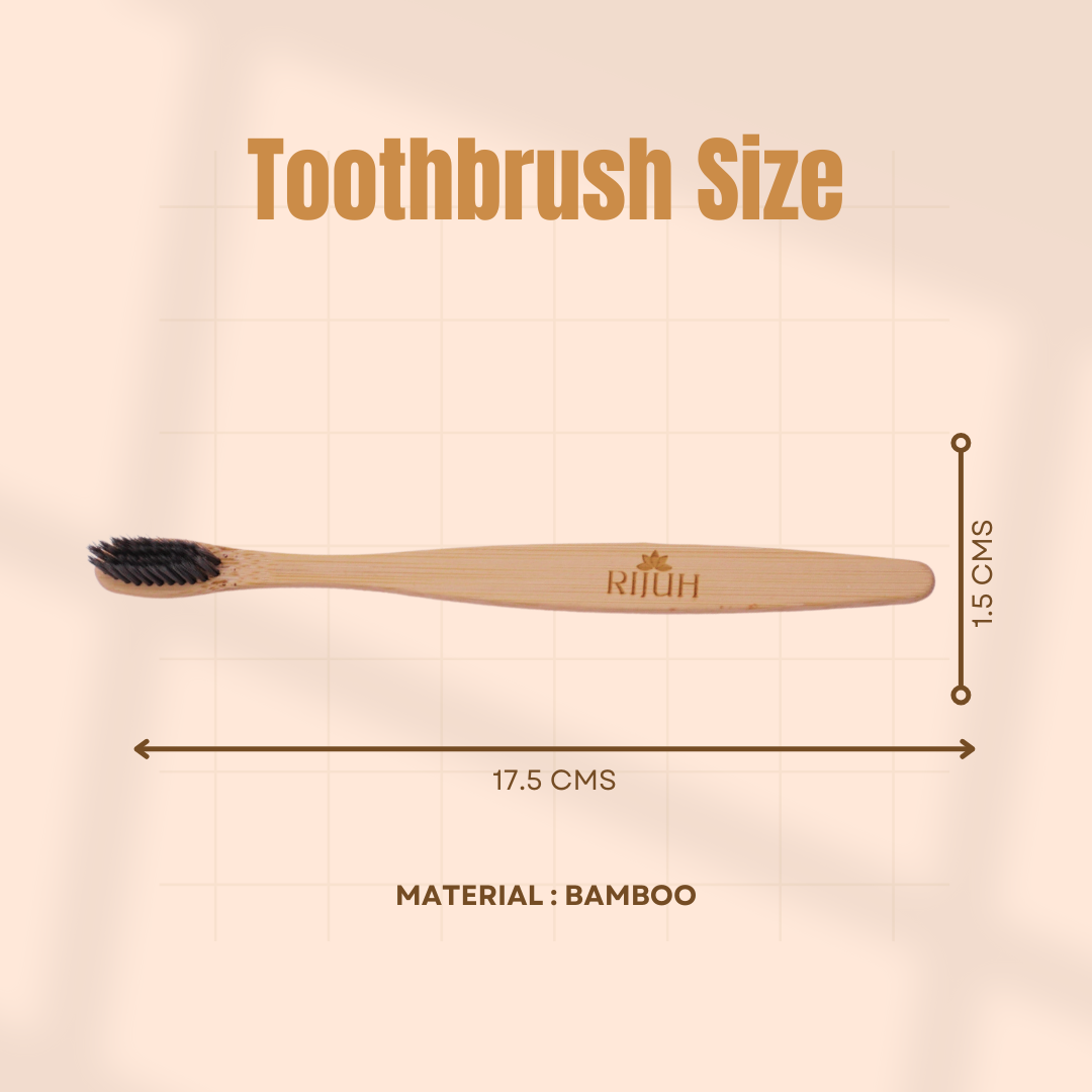 Rijuh Eco-Friendly Bamboo Toothbrush