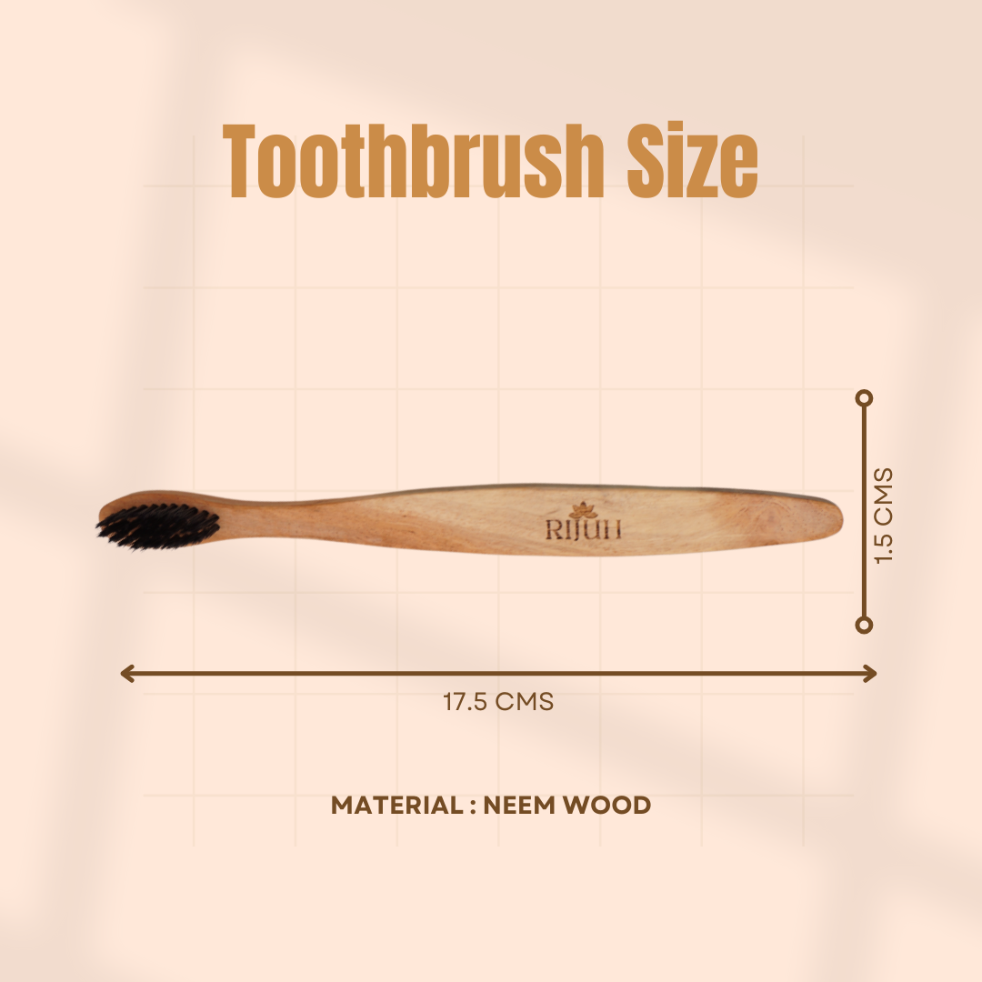 Rijuh Neem Wood Toothbrush