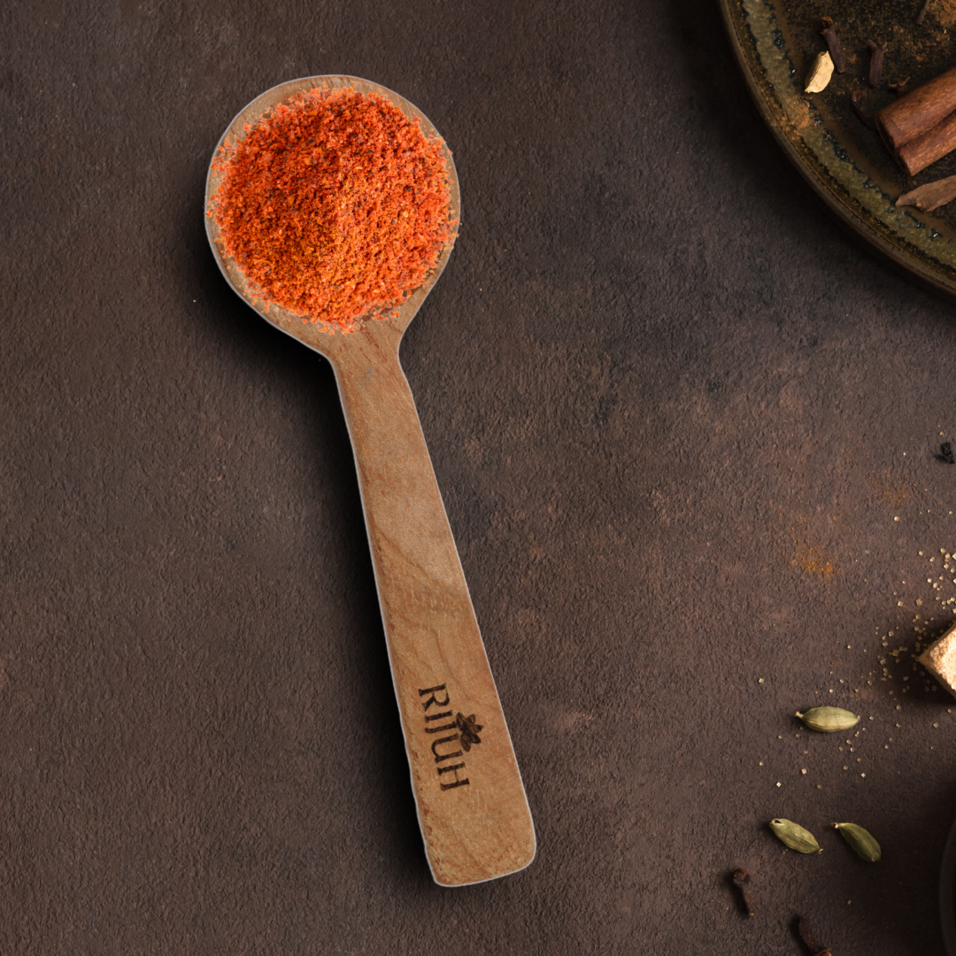 Wooden Masala Spoon | Made with Neem wood | Compact | Non stick