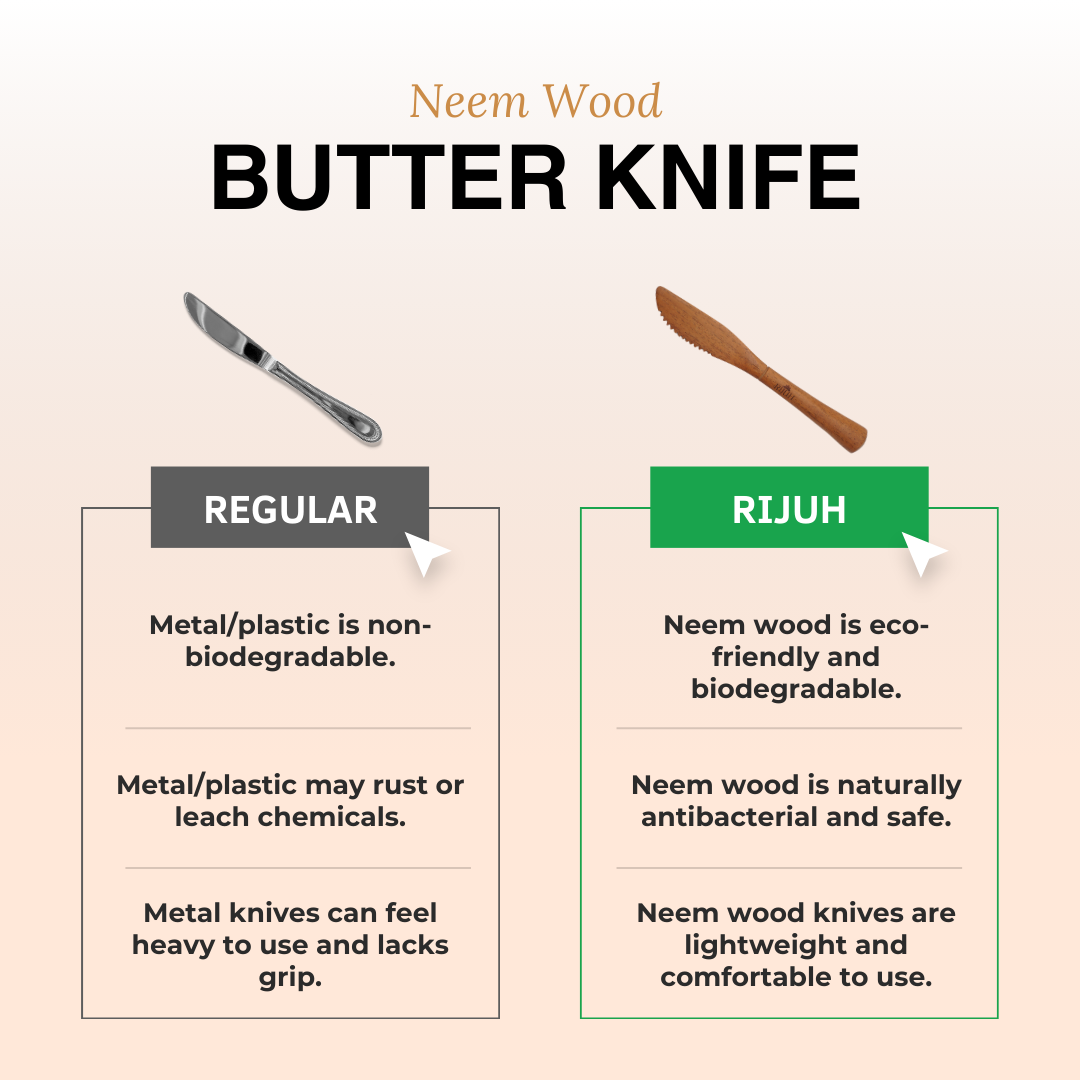 Neem Wooden Butter Knife
