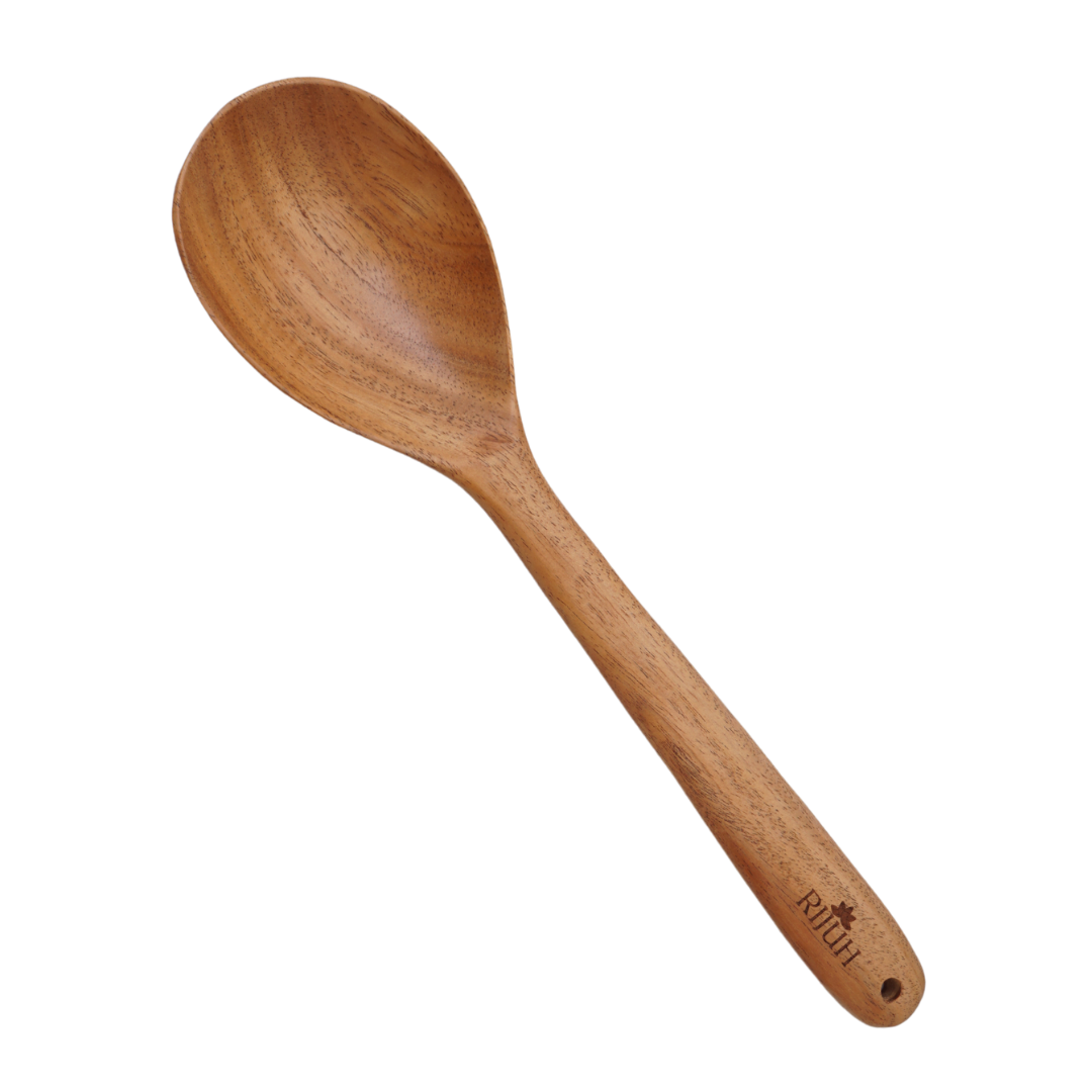 Wooden Serving Spoon | Made with Neem wood | Compact | Non stick | Best for serving & mixing