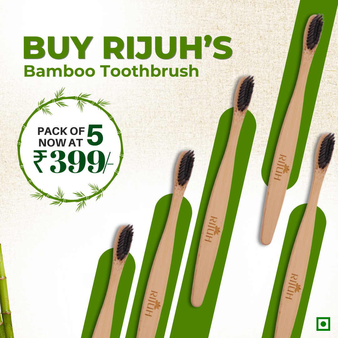 Rijuh Eco-Friendly Bamboo Toothbrush