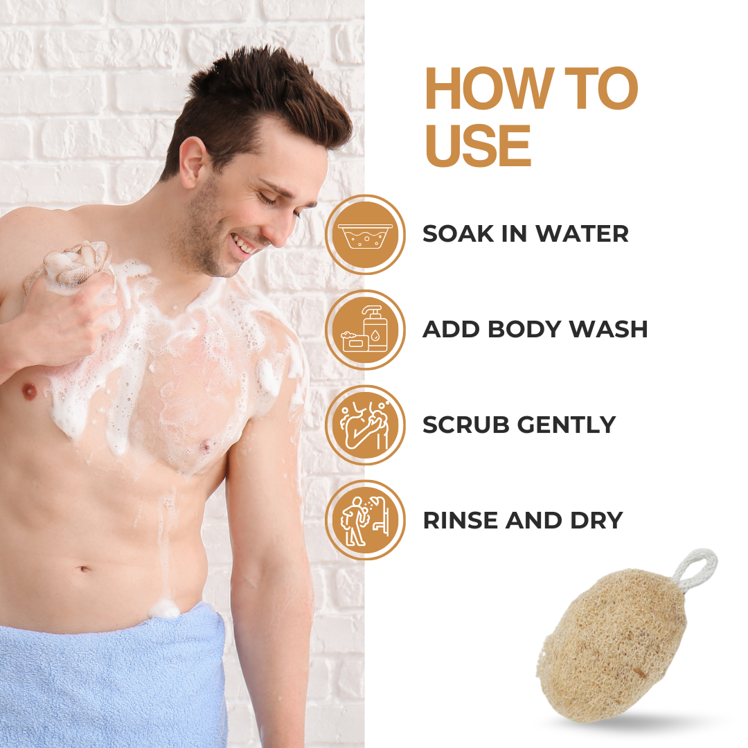 Natural Ridge Gourd Loofah