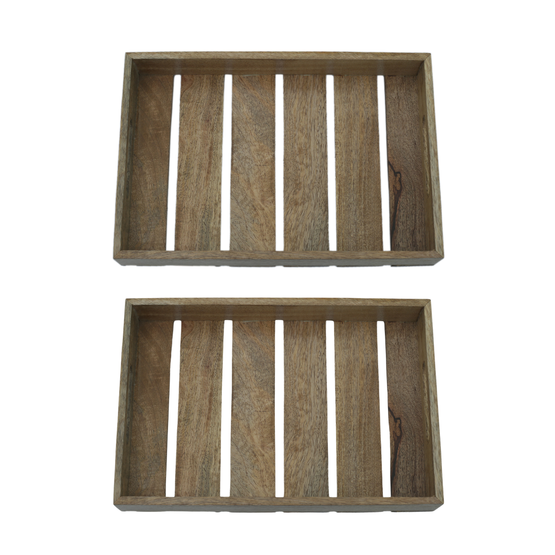 Wooden Serving Tray | Made with Mango wood | Multipurpose