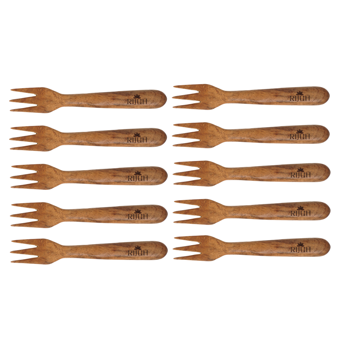Eco-Friendly Neem Wood Baby Fork | Safe, BPA-Free, and Sustainable Cutlery