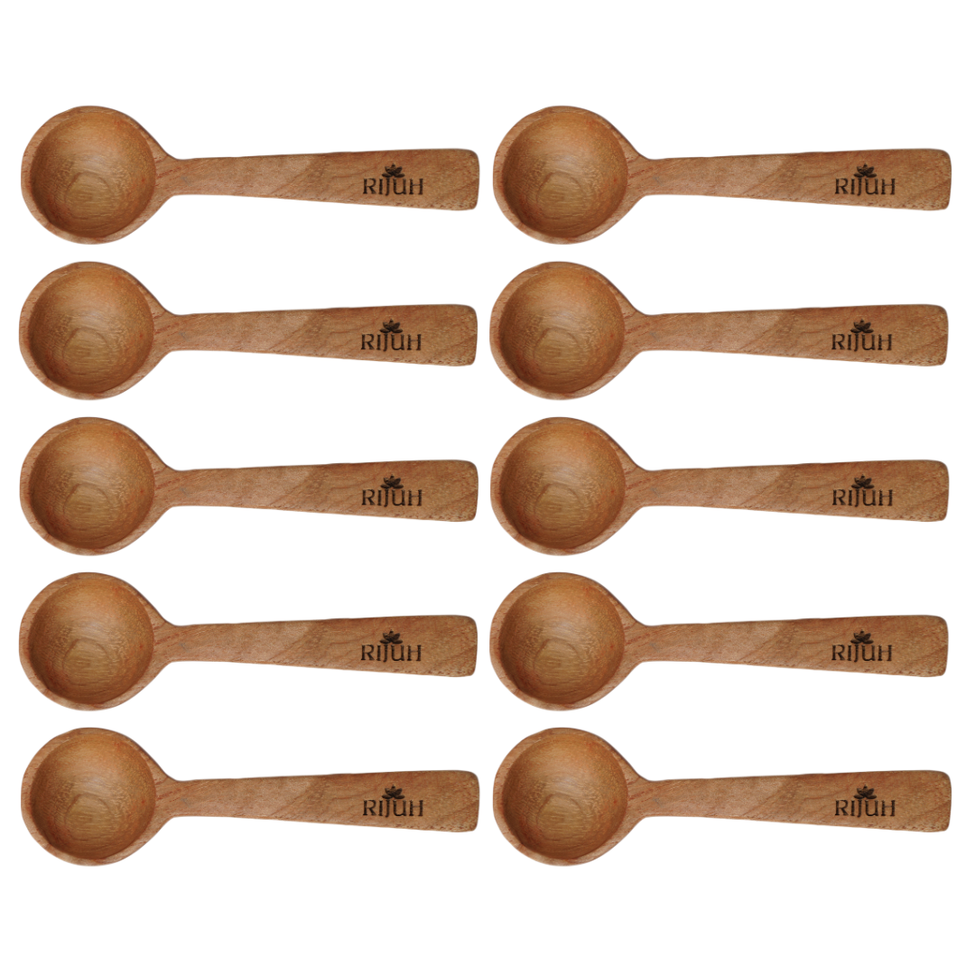 Wooden Masala Spoon | Made with Neem wood | Compact | Non stick