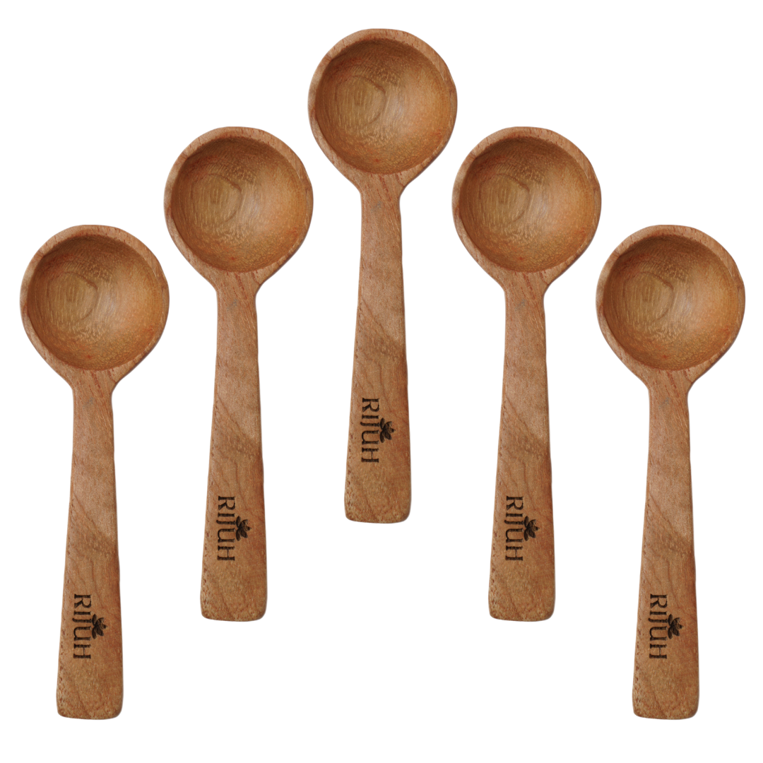 Wooden Masala Spoon | Made with Neem wood | Compact | Non stick