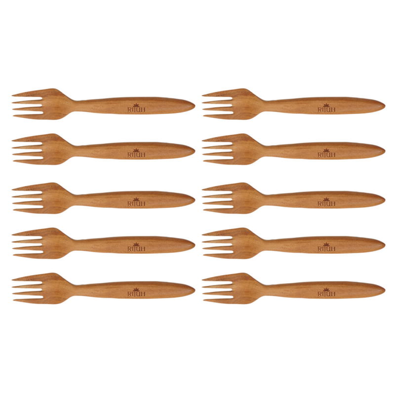 Wooden Fork | Made with Neem wood | Best for scooping and serving