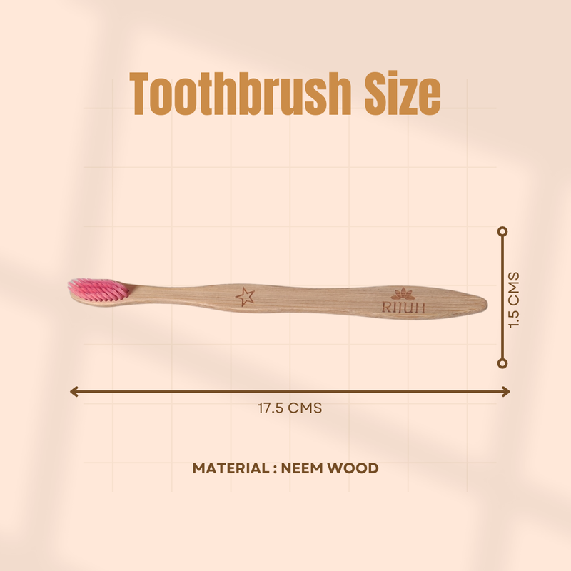 Rijuh Eco-Friendly Bamboo Toothbrush