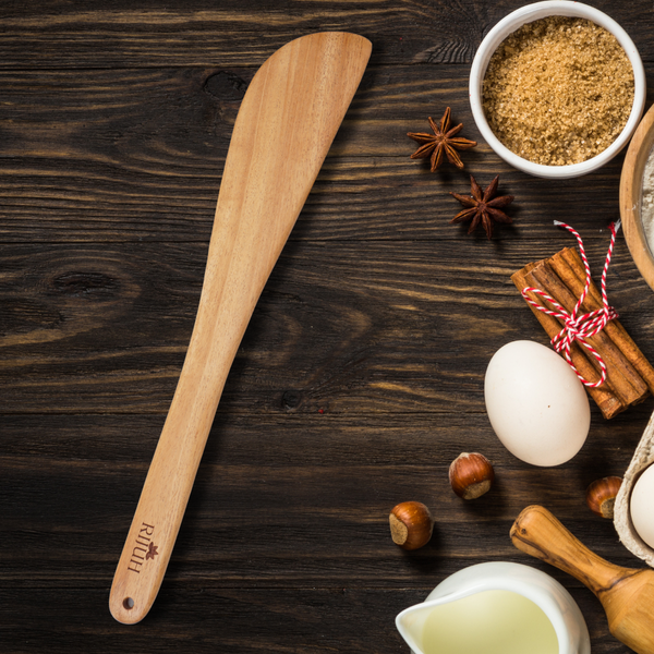 Wooden Half Flip | Made with Neem wood | Compact | Non stick