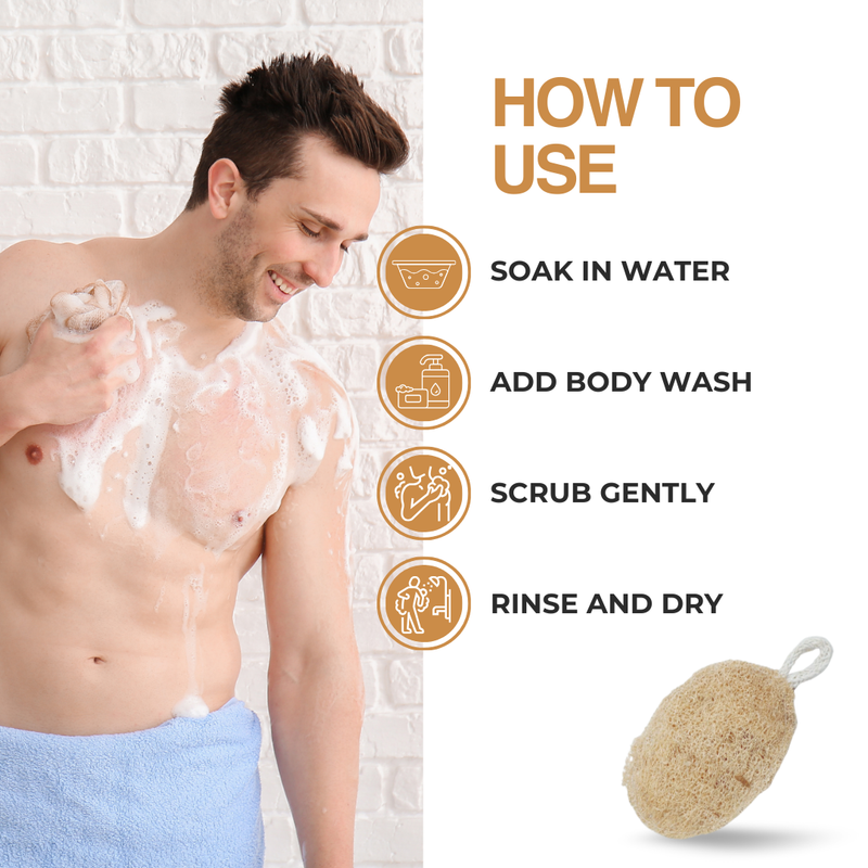 Natural Ridge Gourd Loofah