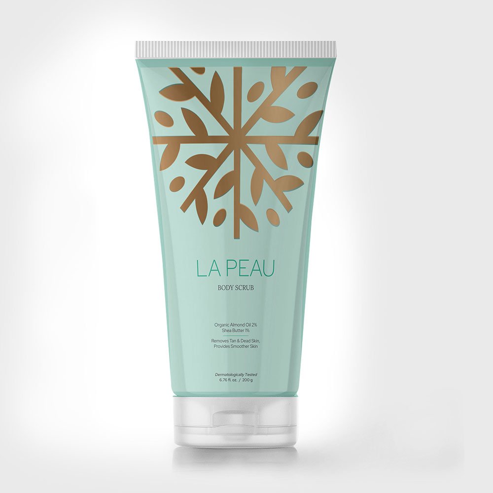 La Peau Body Scrub – Organic Almond Oil & Shea Butter Body Scrub
