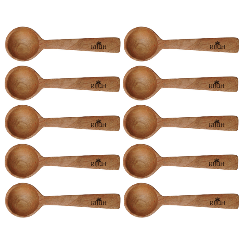 Wooden Masala Spoon | Made with Neem wood | Compact | Non stick