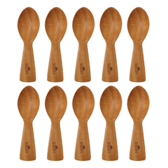 Wooden Powder Spoon | Made with Neem wood | Best for scooping and serving