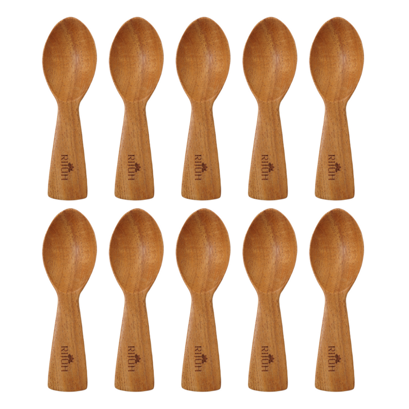 Wooden Powder Spoon | Made with Neem wood | Best for scooping and serving