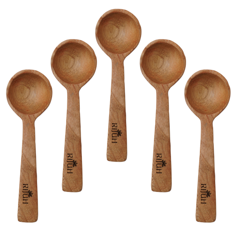 Wooden Masala Spoon | Made with Neem wood | Compact | Non stick