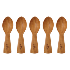 Wooden Powder Spoon | Made with Neem wood | Best for scooping and serving