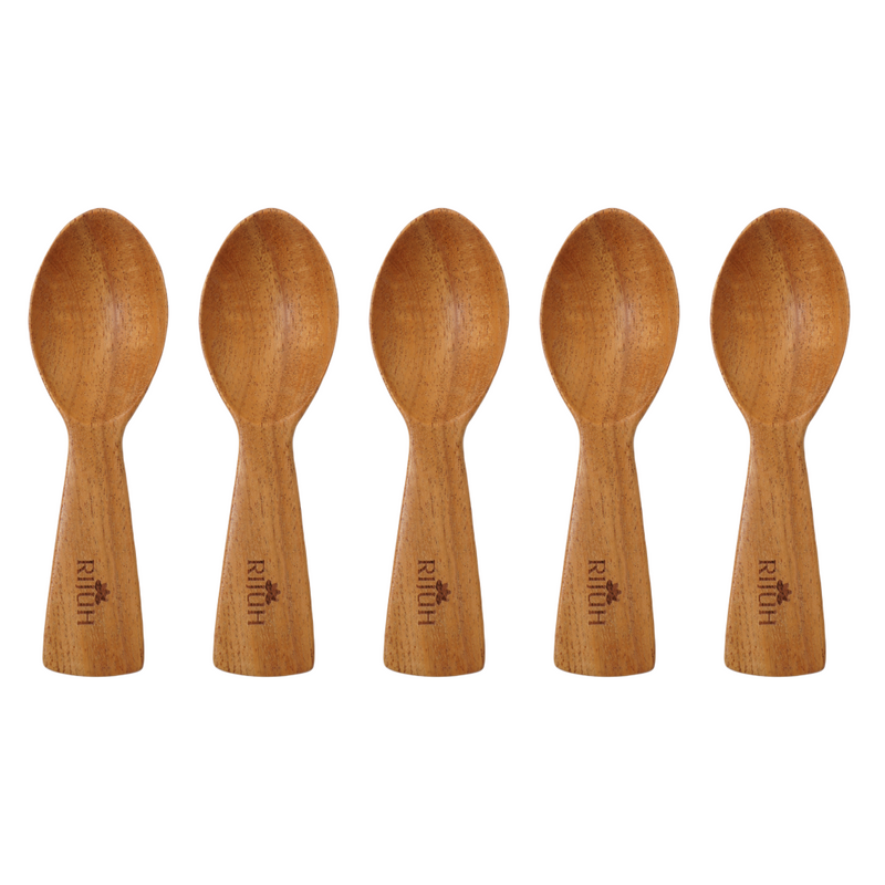 Wooden Powder Spoon | Made with Neem wood | Best for scooping and serving