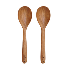 Wooden Serving Spoon | Made with Neem wood | Compact | Non stick | Best for serving & mixing